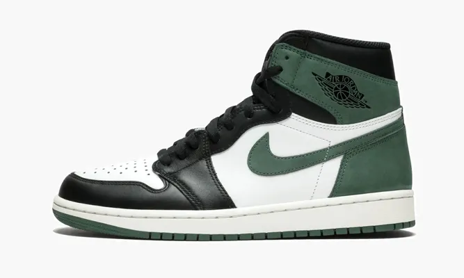 Кроссовки Air Jordan 1 Retro High OG «Clay Green» черный