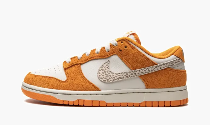 Кроссовки Nike Dunk Low As «Safari Swoosh Kumquat» оранжевый