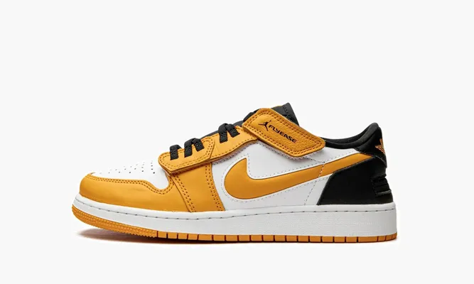 Кроссовки Air Jordan 1 Low Flyease GS «Taxi» желтый