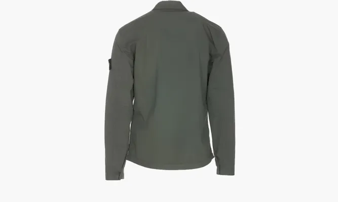 Одежда Stone Island Zip Shirt Jacket «Olive» зеленый