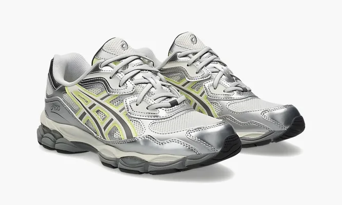 Кроссовки Asics Gel-nyc «Emmi White Huddle Yellow» серебряный