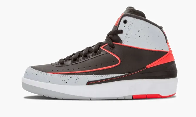 Кроссовки Air Jordan 2 Retro Bg «Infrared 23» черный