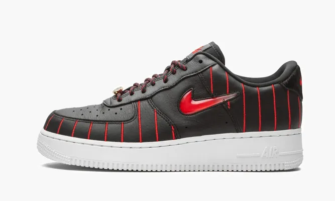 Кроссовки Air Force 1 Low «Pinstripe - Jewel» черный