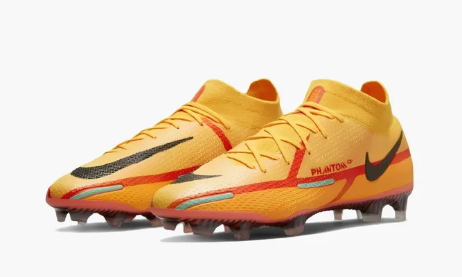Для футбола Nike Phantom Gt2 Dynamic Fit Elite Fg «Laser Orange» оранжевый