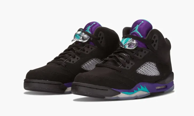 Кроссовки Air Jordan 5 Retro GS «Black Grape» черный