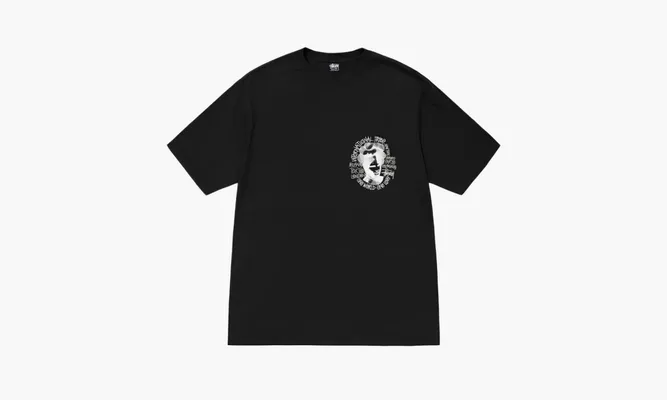 Одежда Stussy Ss24 T-shirt «Black» черный