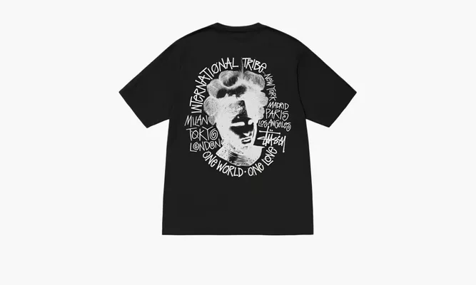 Одежда Stussy Ss24 T-shirt «Black» черный