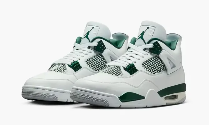 Кроссовки Air Jordan 4 Retro «Oxidized Green» зеленый