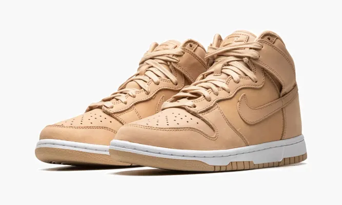Кроссовки Nike Dunk High Premium WMNS «Vachetta Tan» бежевый
