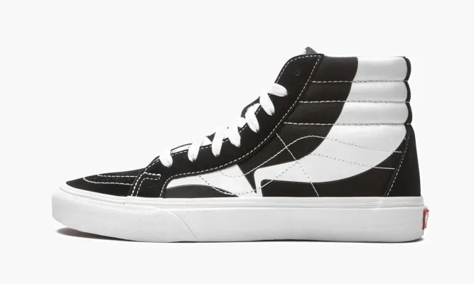 Кроссовки Vans Sk8-hi Reissue «Warp - Black» черный,белый