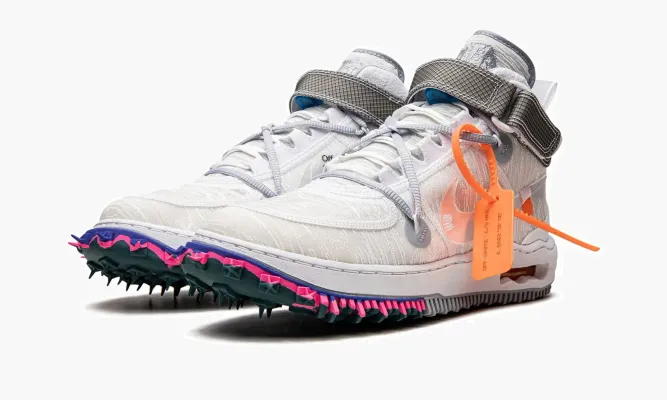 Кроссовки Air Force 1 Mid «Off-White - White» белый