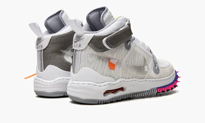 Кроссовки Air Force 1 Mid «Off-White - White» белый