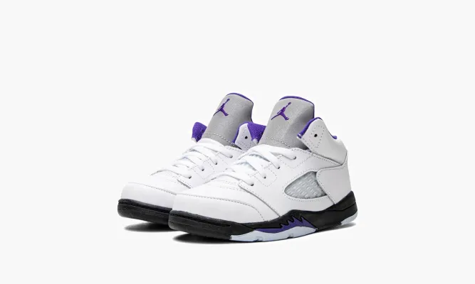 Для самых маленьких Air Jordan 5 Retro TD «Concord» белый