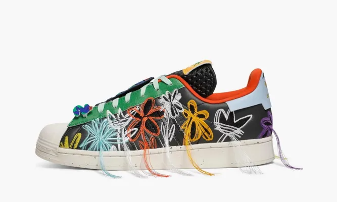 Кроссовки Sean Wotherspoon x Adidas Superstar «Super Earth - Black» разноцветный