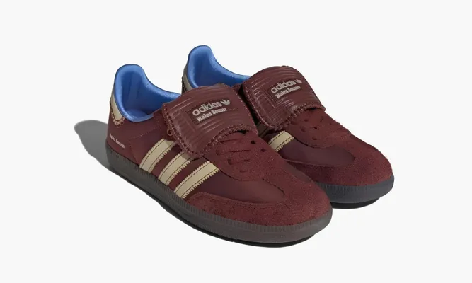 Кроссовки Adidas Samba Nylon «Wales Bonner Fox Brown» бордовый