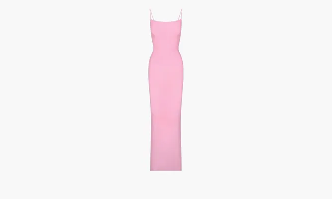 Одежда SKIMS Soft Lounge Long Dress «Pink» розовый