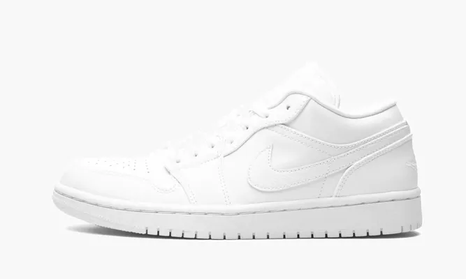 Кроссовки Air Jordan 1 Low WMNS «Triple White» белый