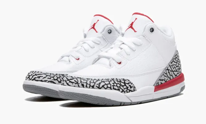 Кроссовки Air Jordan 3 Retro Bp «Hall Of Fame» белый