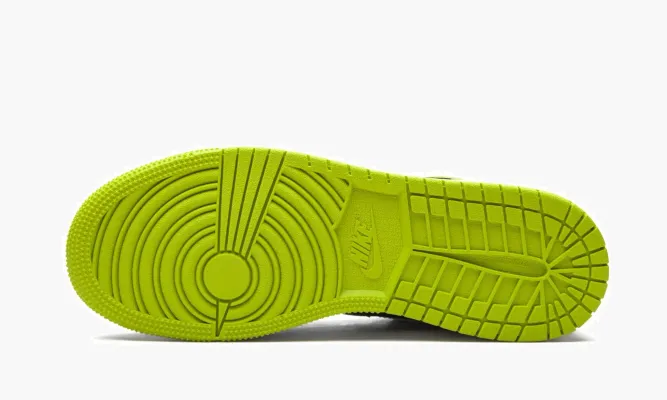 Кроссовки Air Jordan 1 Low SE GS «Black Cyber» черный