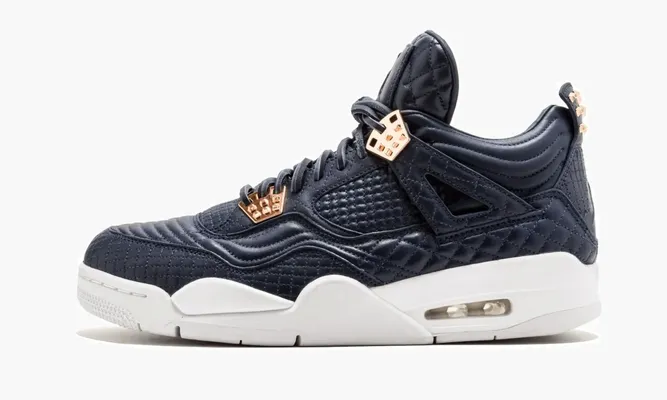 Кроссовки Air Jordan 4 Retro Premium «Obsidian» черный
