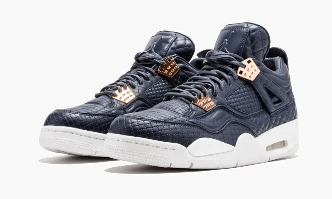 Кроссовки Air Jordan 4 Retro Premium «Obsidian» черный