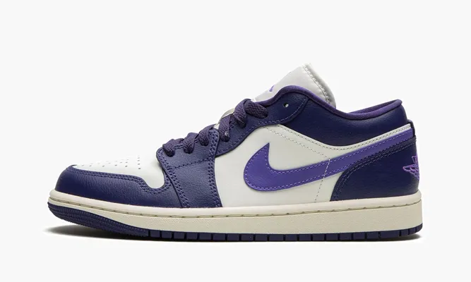 Кроссовки Air Jordan 1 Low WMNS «Action Grape» фиолетовый