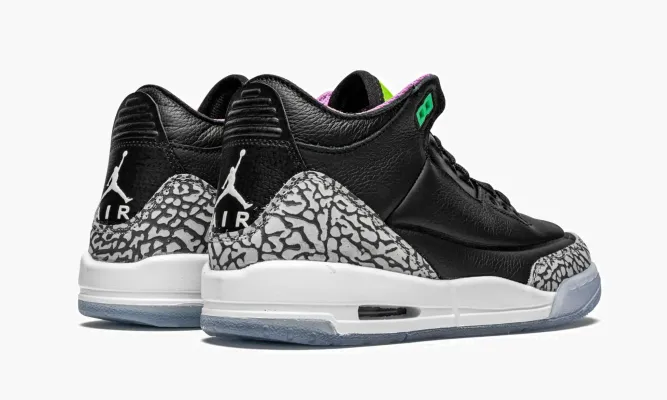 Кроссовки Air Jordan 3 Retro GS «Electric Green» белый