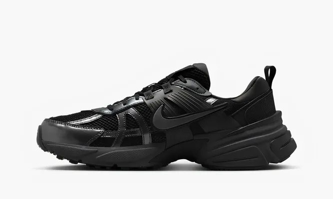 Кроссовки Nike V2k Run «Black Dark Smoke Grey» черный