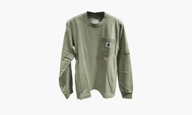 Одежда Sacai Sweater «Green» зеленый