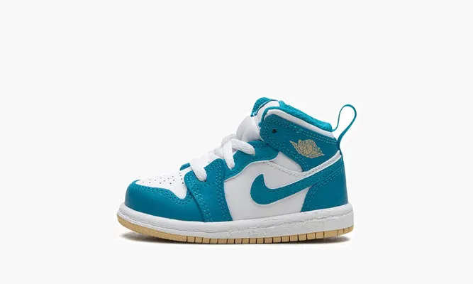 Для самых маленьких Air Jordan 1 Mid TD «Aquatone» белый