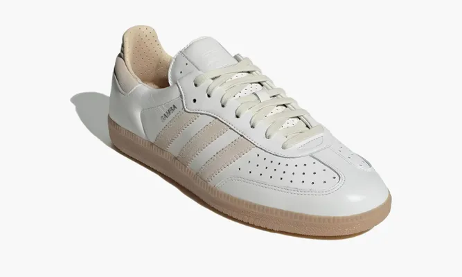 Кроссовки Adidas Samba OG «Core White Magic Beige» белый