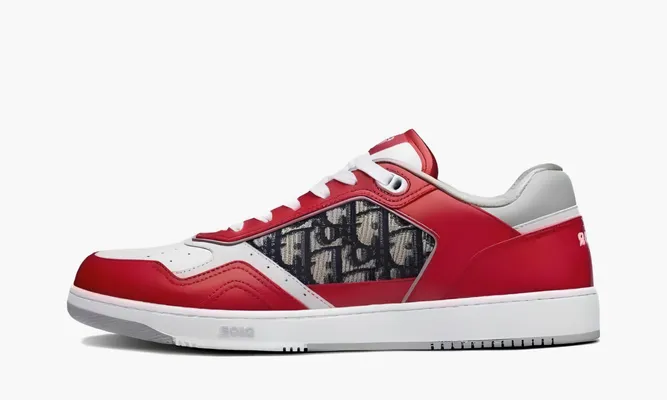 Кроссовки Dior B27 Low «Erl Red» красный