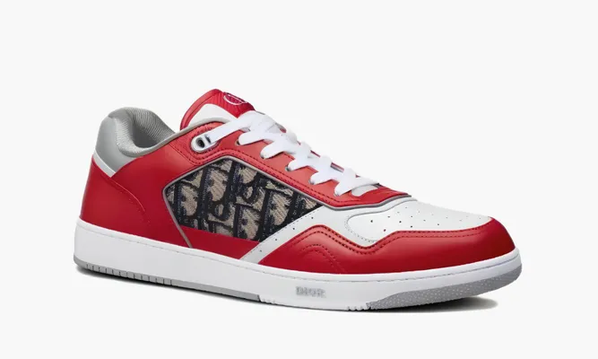 Кроссовки Dior B27 Low «Erl Red» красный