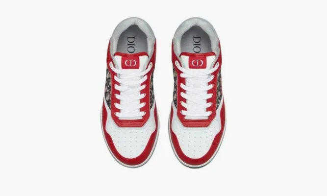 Кроссовки Dior B27 Low «Erl Red» красный