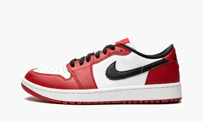 Кроссовки Air Jordan 1 Low Golf «Chicago» красный