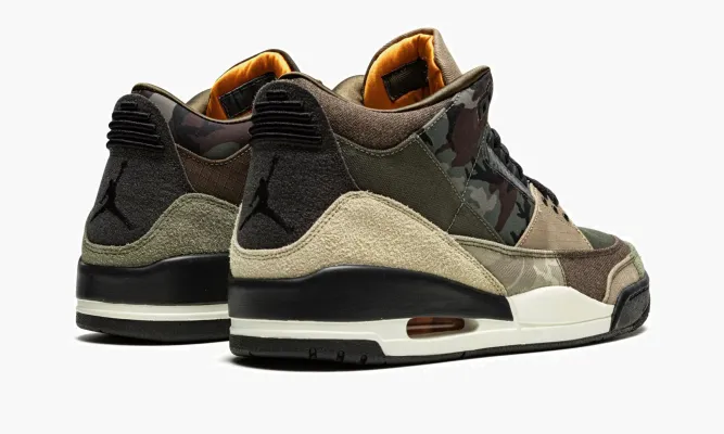 Кроссовки Air Jordan 3 «Patchwork Camo» коричневый