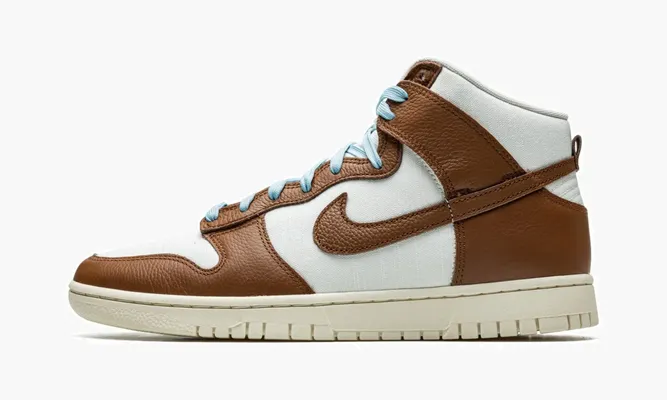 Кроссовки Nike Dunk High Retro PRM «Pecan And Sail» белый