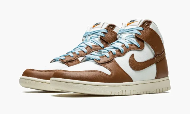 Кроссовки Nike Dunk High Retro PRM «Pecan And Sail» белый