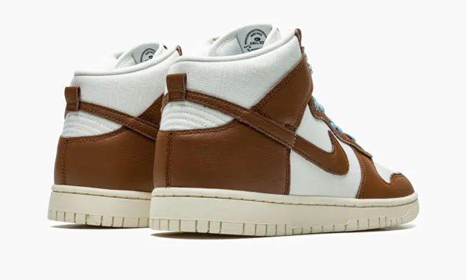 Кроссовки Nike Dunk High Retro PRM «Pecan And Sail» белый
