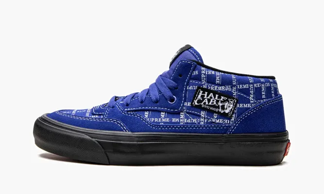 Кроссовки Vans Half Cab «Supreme X Half Cab Pro »92 «» синий