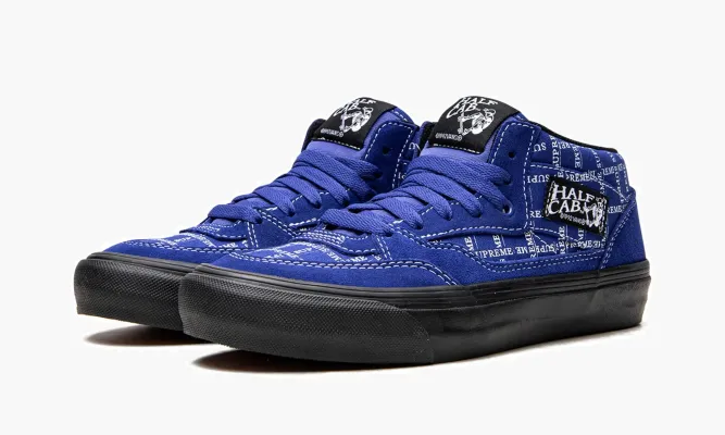 Кроссовки Vans Half Cab «Supreme X Half Cab Pro »92 «» синий