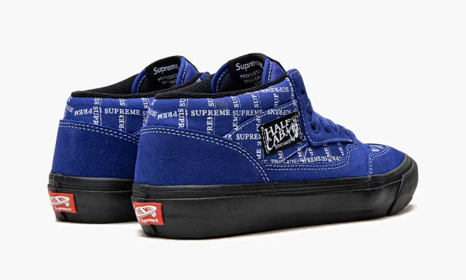 Кроссовки Vans Half Cab «Supreme X Half Cab Pro »92 «» синий