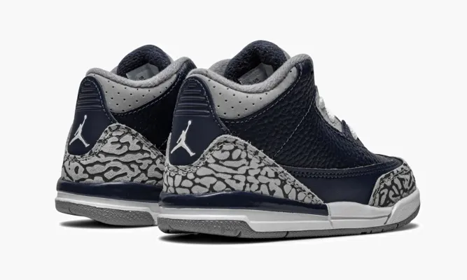 Для самых маленьких Air Jordan 3 Retro TD «Georgetown» синий