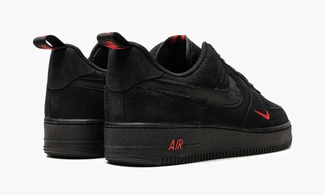 Кроссовки Air Force 1 Low «Multi Swoosh Black Crimson» черный