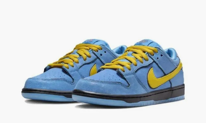 Кроссовки Nike Dunk Low «The Powerpuff Girls Bubbles» lightBlue