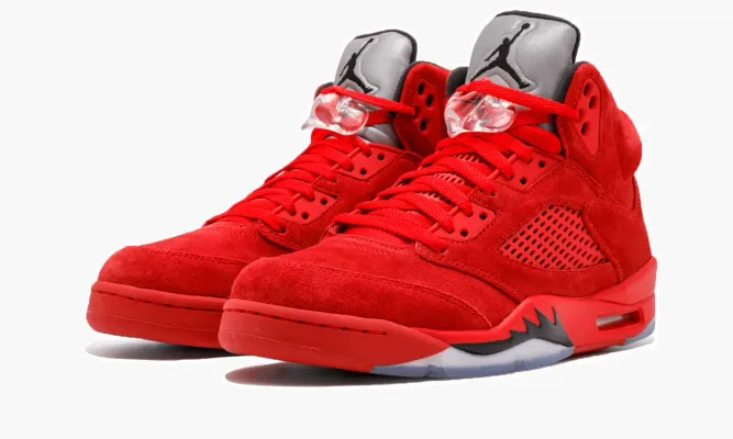 Кроссовки Air Jordan 5 Retro «Red Suede» красный
