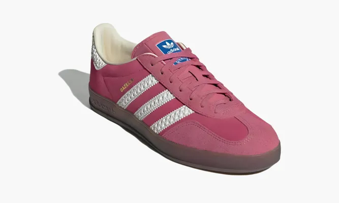Кроссовки Adidas Gazelle Indoor «Pink Cloud White» розовый