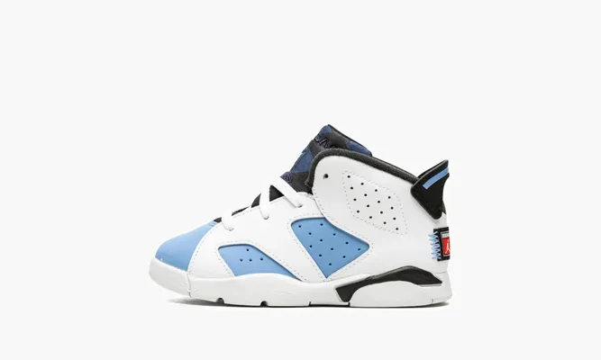 Для самых маленьких Air Jordan 6 Retro TD «Unc» белый