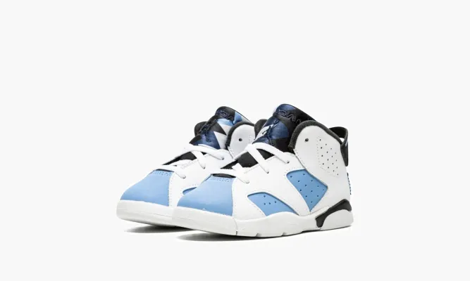 Для самых маленьких Air Jordan 6 Retro TD «Unc» белый