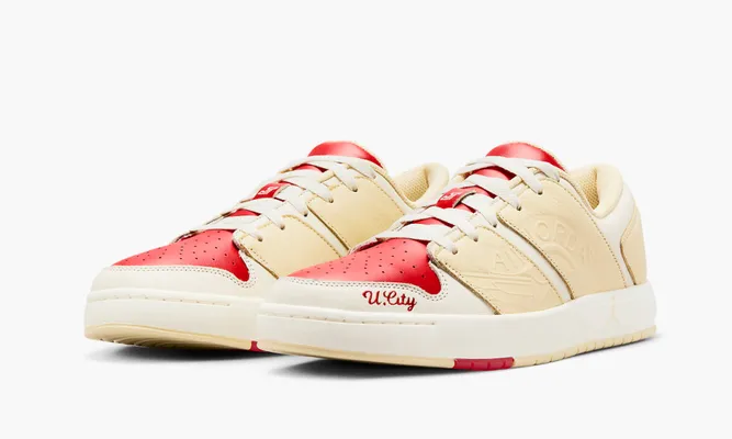 Кроссовки Jayson Tatum X Air Jordan Nu Retro 1 Low «U City» бежевый